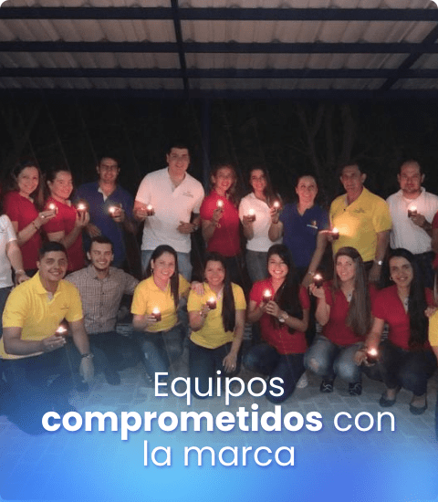 Equipos comprometidos con la marca